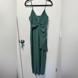 Zara elegant teal jumpsuit